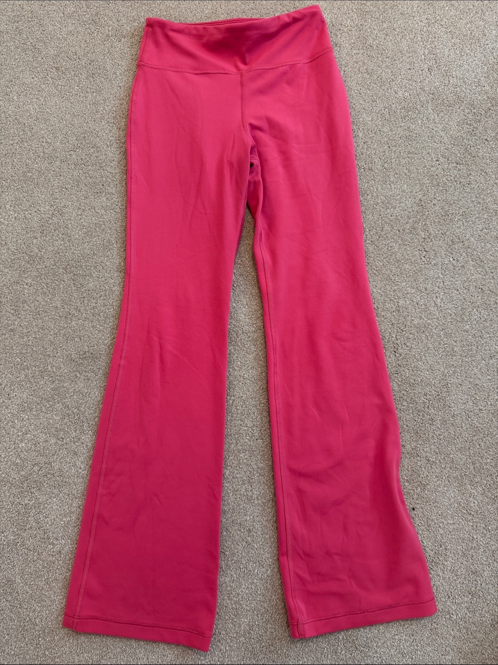 Athleta Girls' Bright Pink Flare Leggings